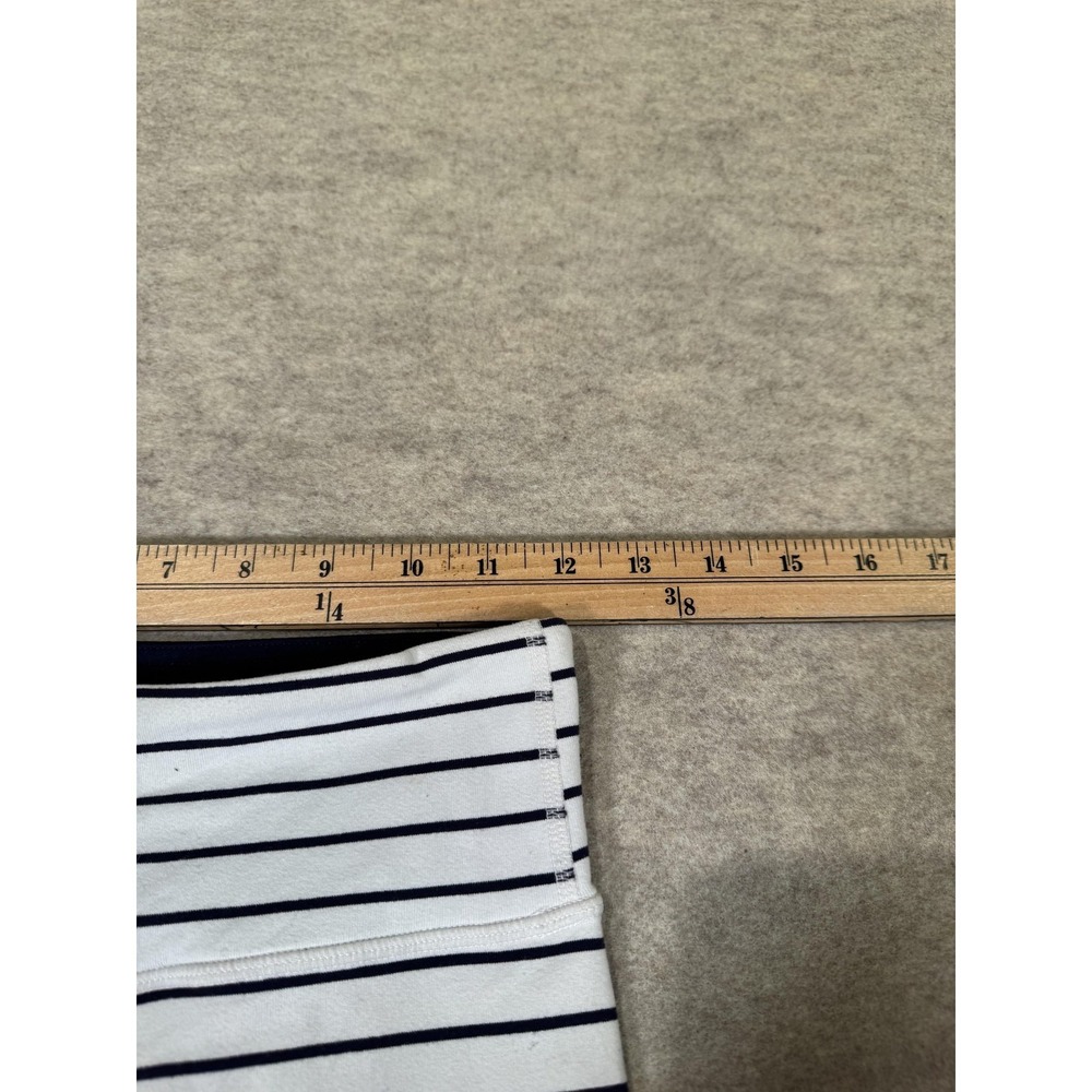 Lululemon Leggings Womens 4 White Striped Capri Yoga Athletic Stretch Gym - Picture 9 of 14